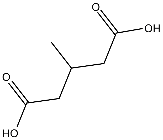 3-Methylglutaric acid Chemical Structure
