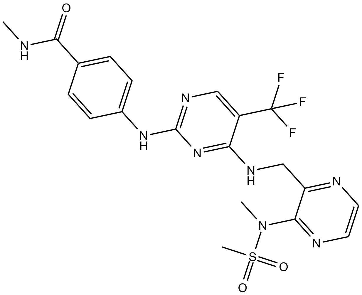 Defactinib Chemical Structure