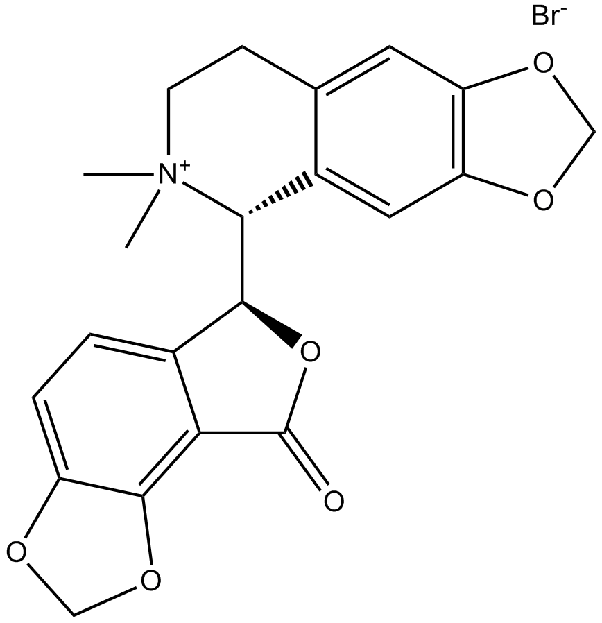 (-)-Bicuculline methobromide Chemical Structure