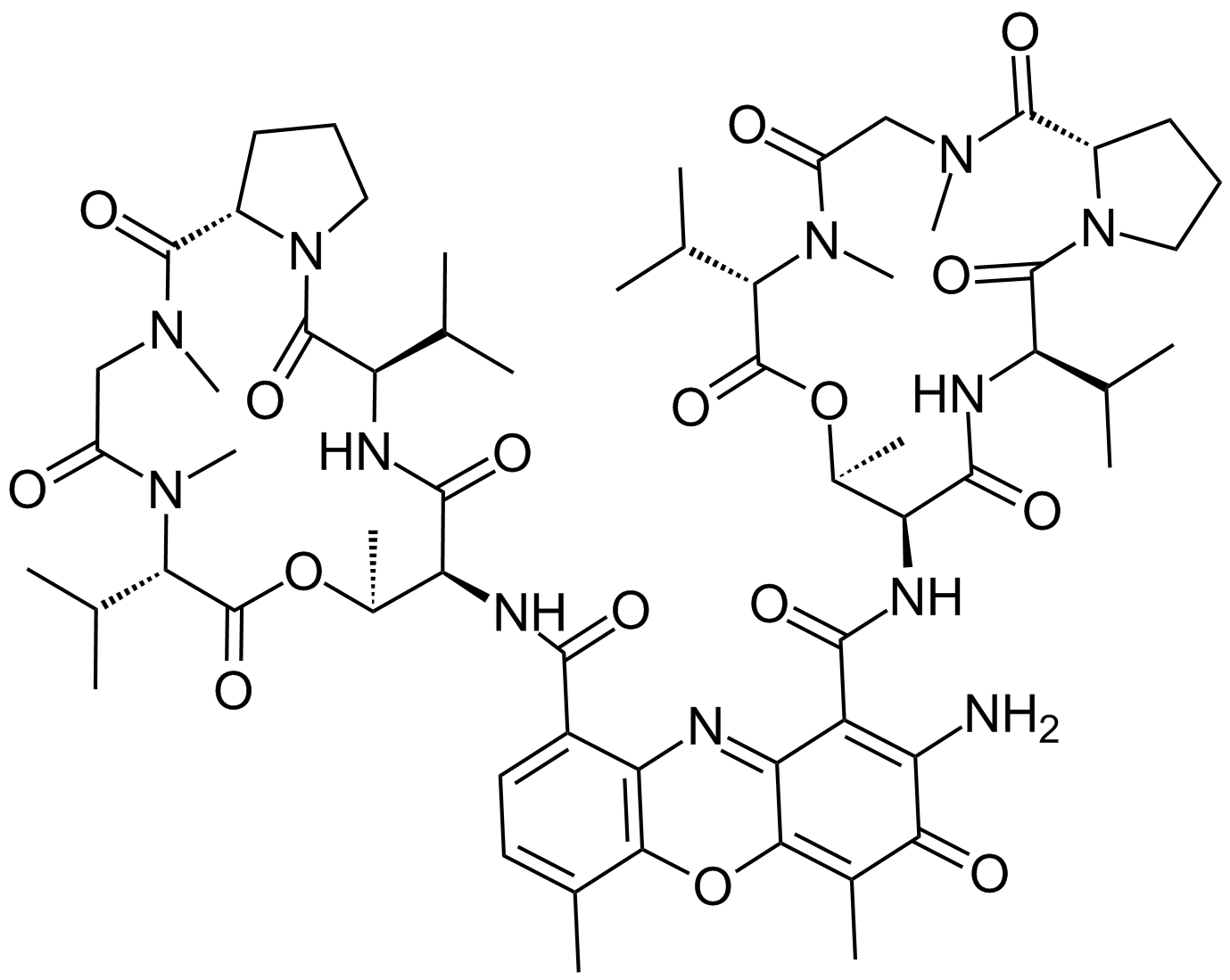 Actinomycin D Chemical Structure