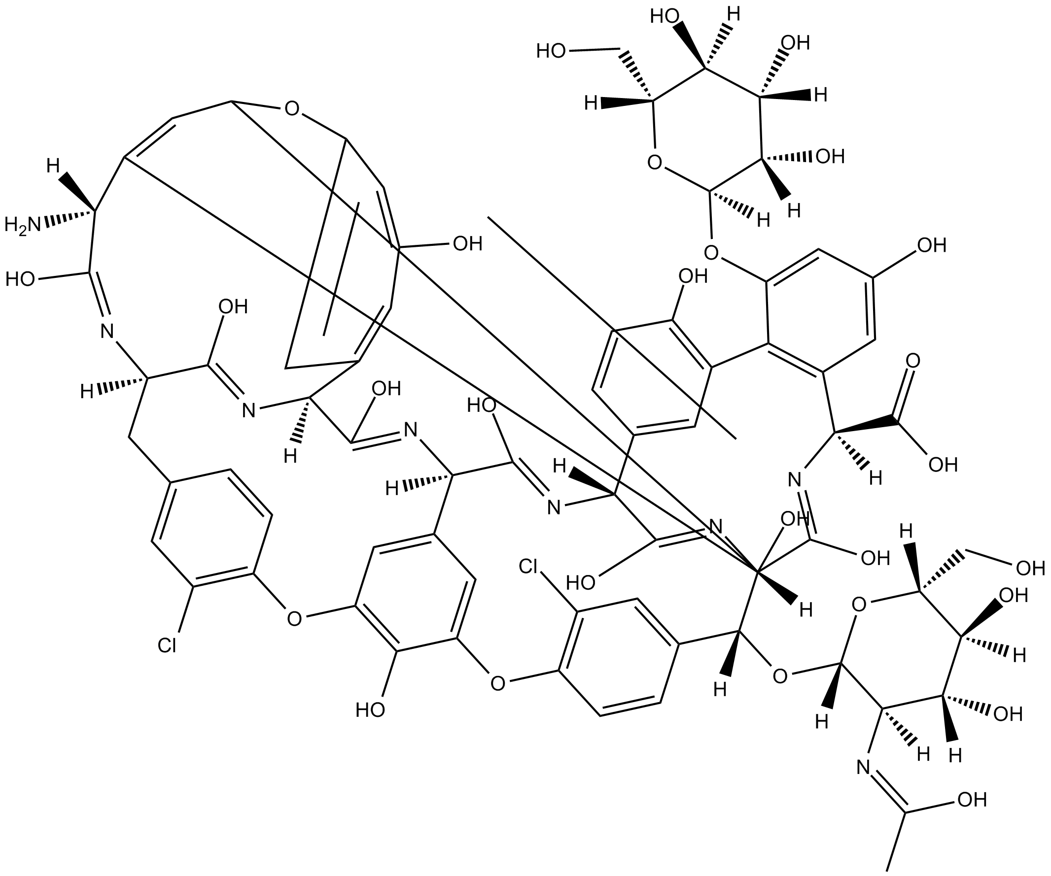 Teicoplanin A3-1 Chemical Structure