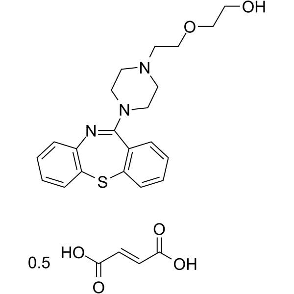 Quetiapine Fumarate Chemical Structure