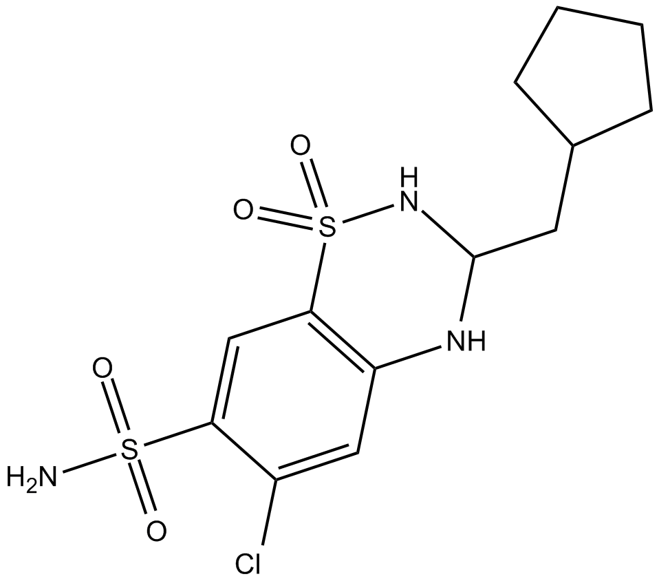 Cyclopenthiazide Chemical Structure