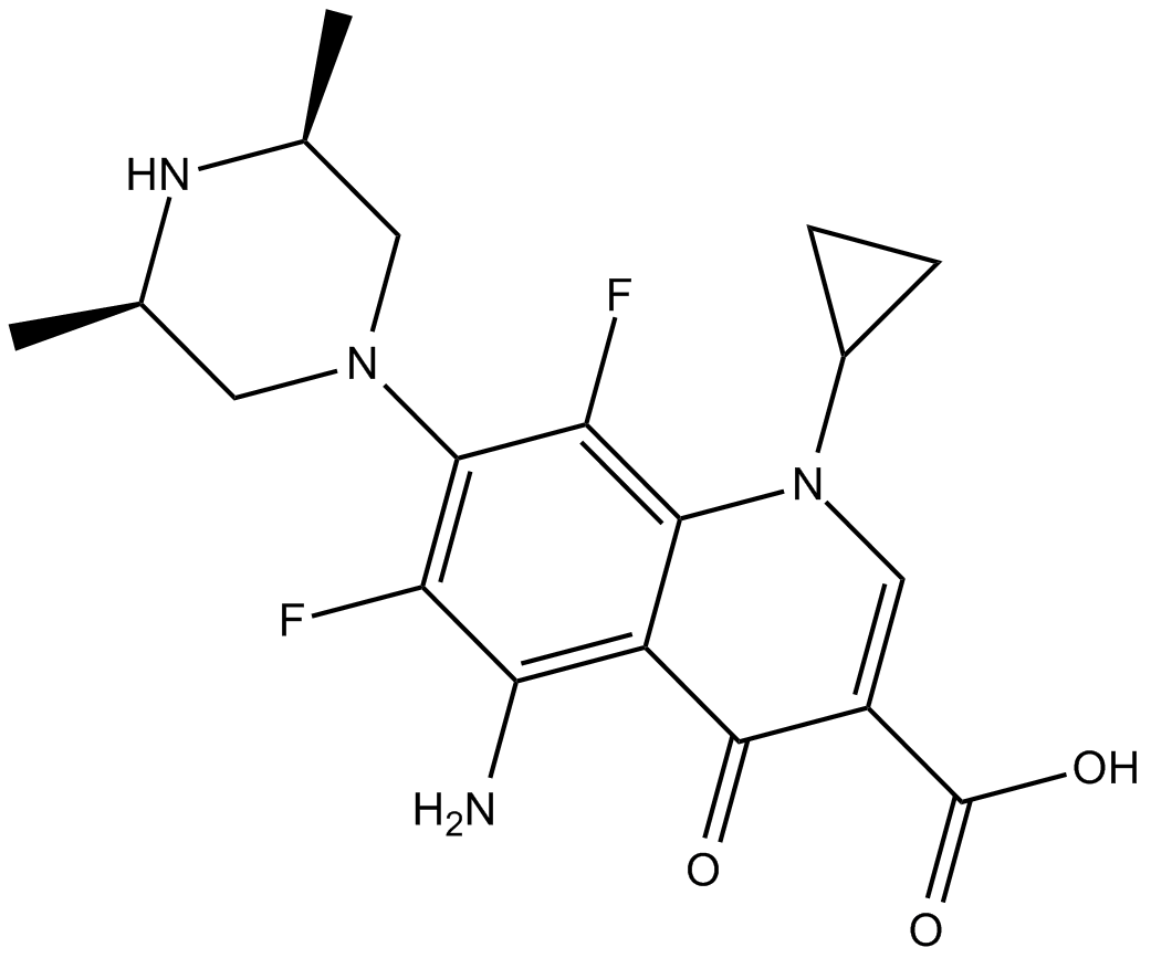 Sparfloxacin Chemical Structure