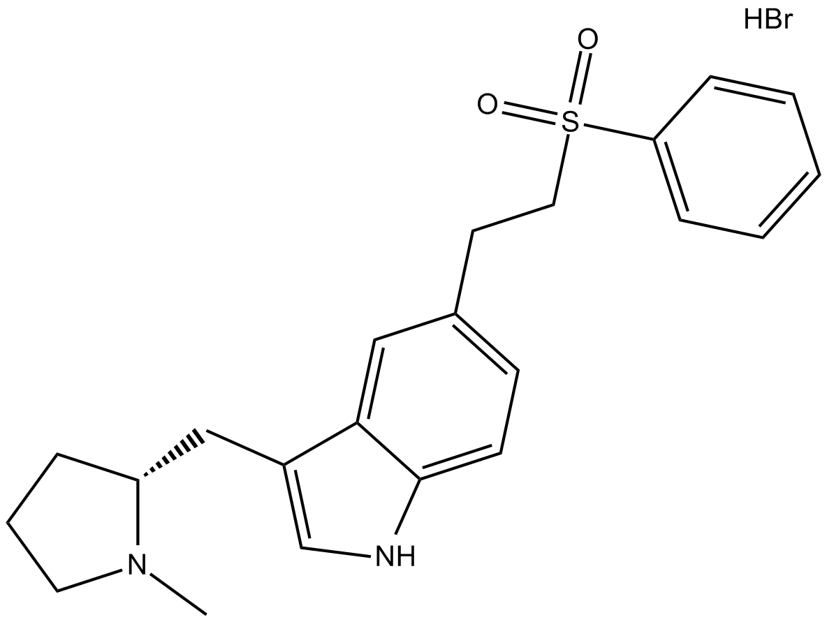 Eletriptan HBr Chemical Structure