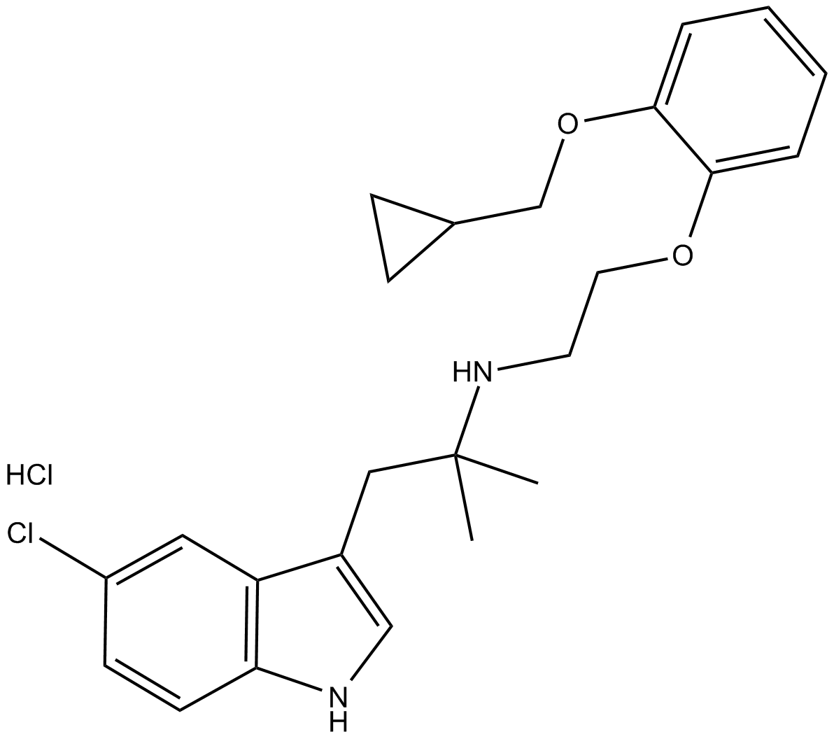 RS 17053 hydrochloride Chemical Structure