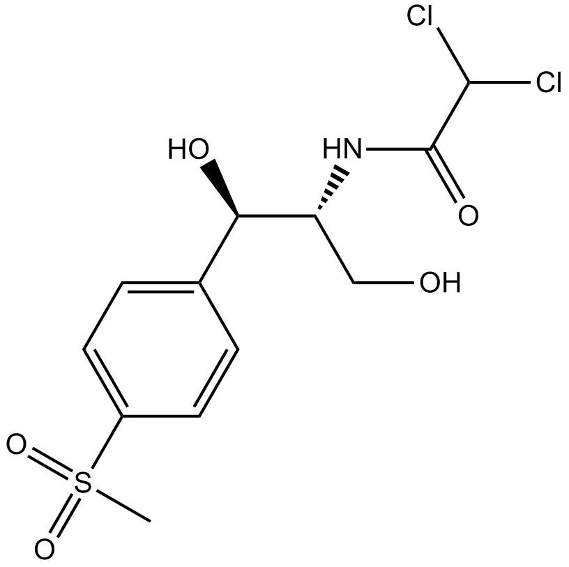 Thiamphenicol Chemical Structure