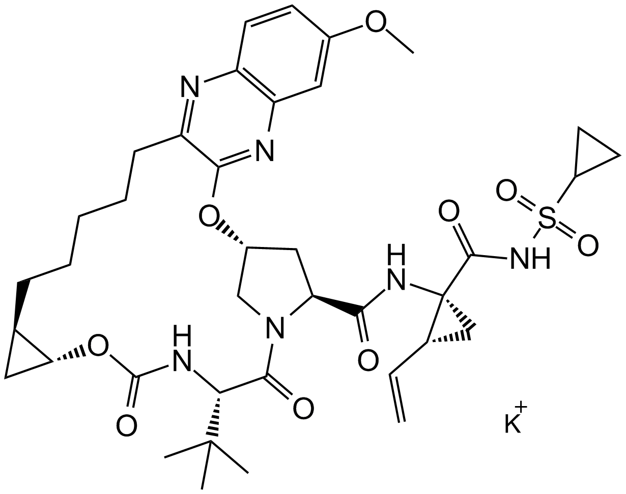 MK-5172 potassium salt Chemical Structure
