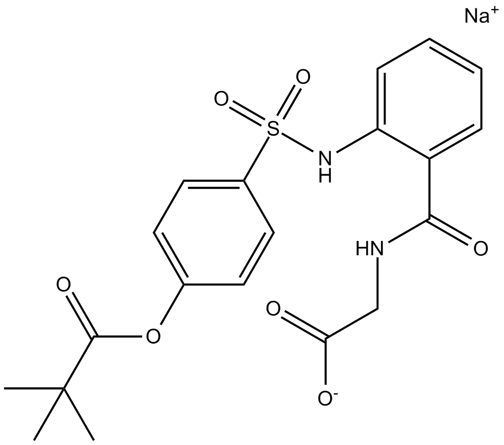 Sivelestat sodium salt Chemical Structure