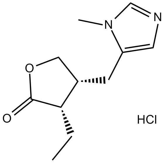 Pilocarpine HCl Chemical Structure