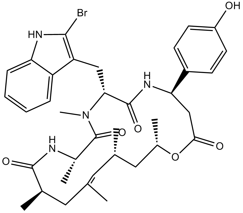 Jasplakinolide Chemical Structure