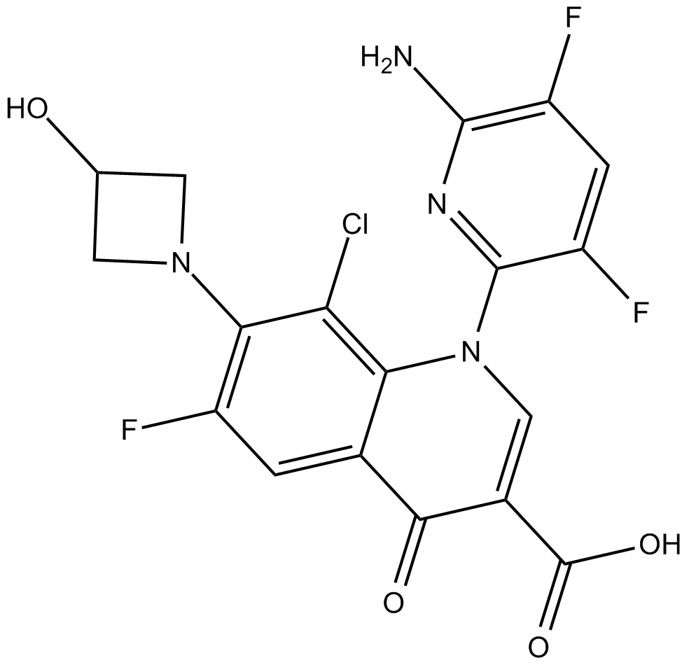 Delafloxacin Chemical Structure