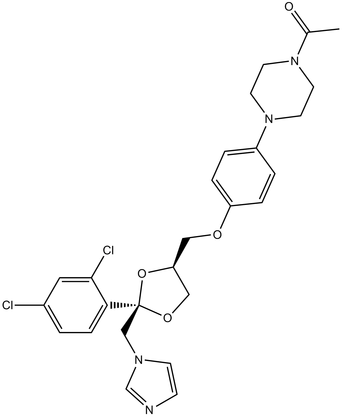 Ketoconazole Chemical Structure