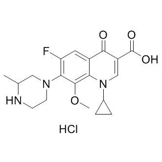 Gatifloxacin hydrochloride Chemical Structure