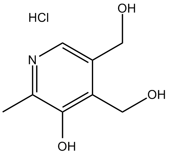 Pyridoxine HCl Chemical Structure