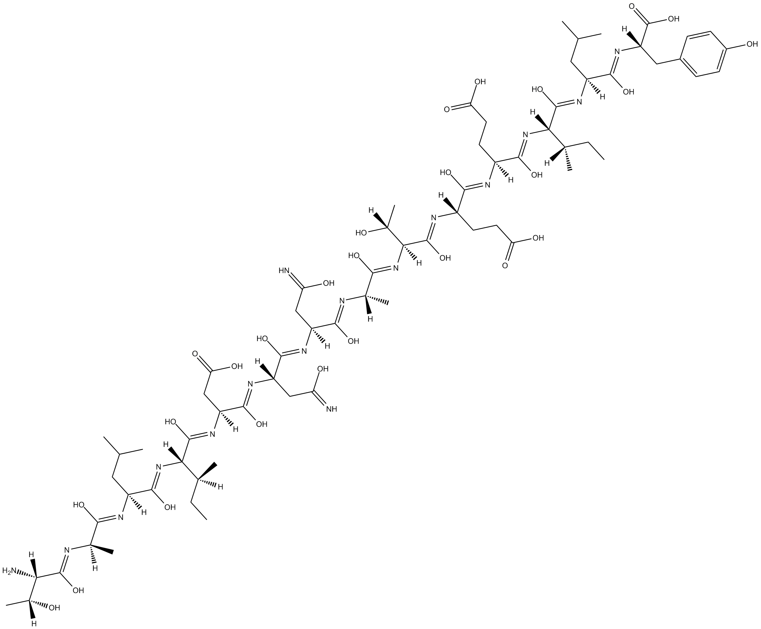 Prosaptide TX14(A) Chemical Structure