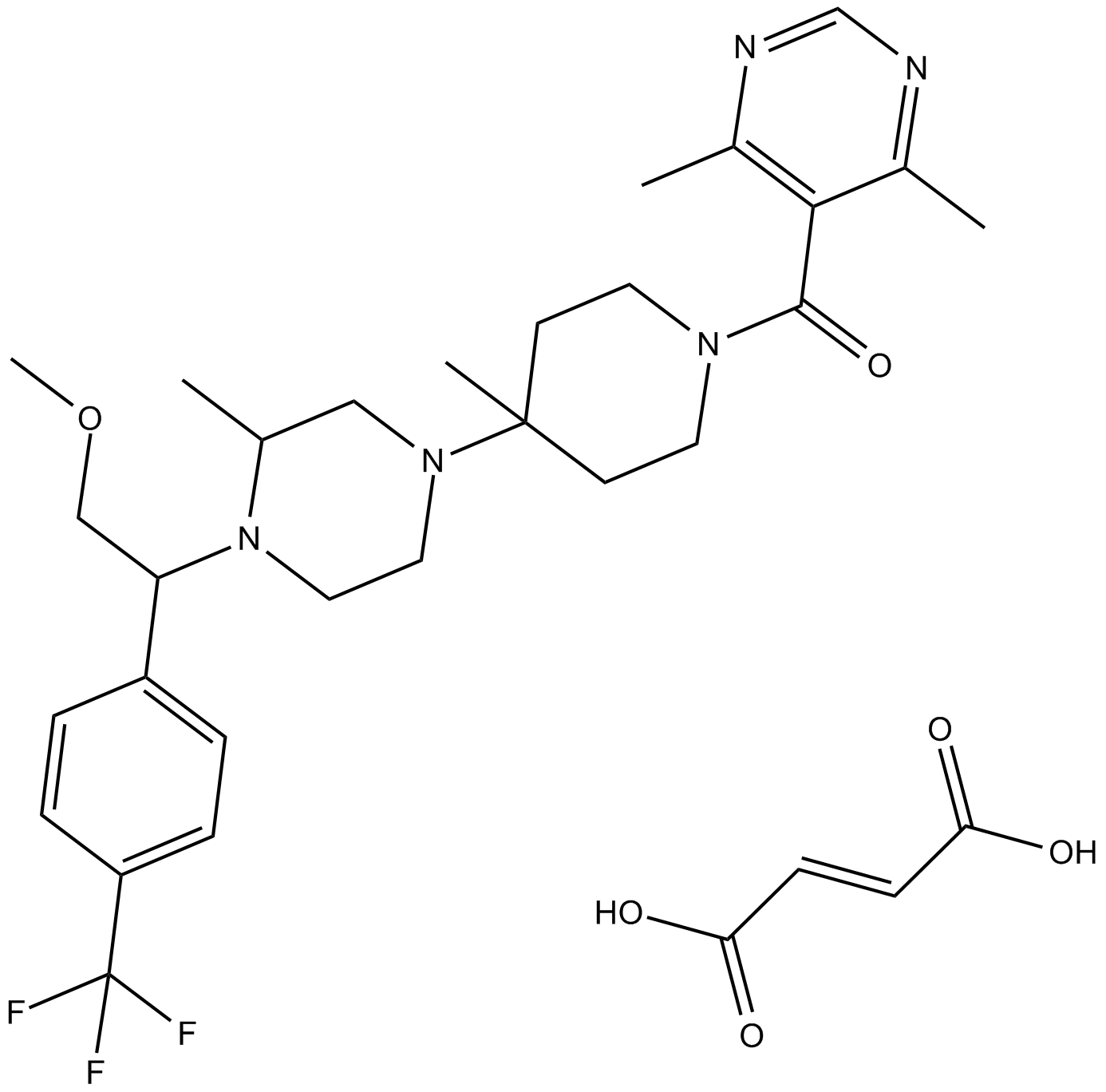 Vicriviroc maleate Chemical Structure