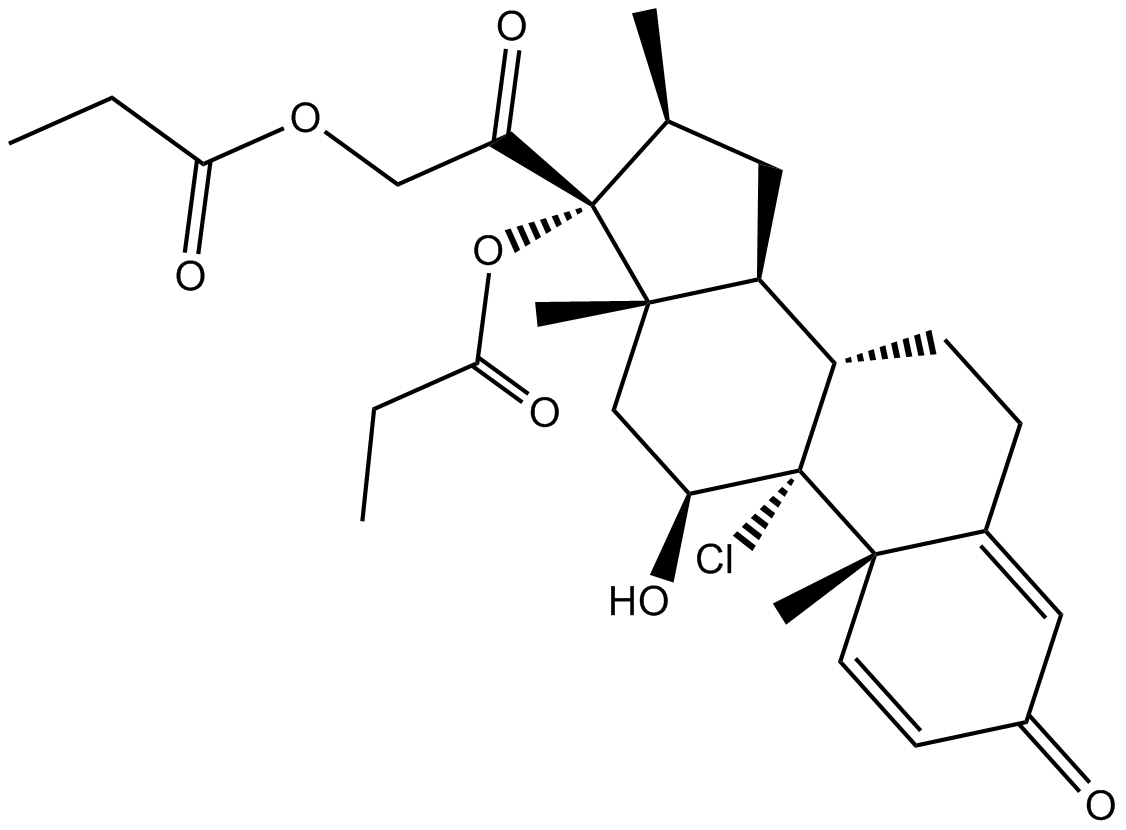 Beclomethasone dipropionate Chemical Structure