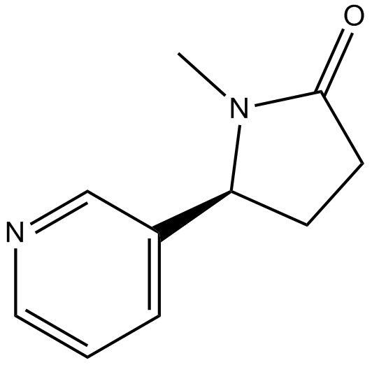 (-)-Cotinine Chemical Structure