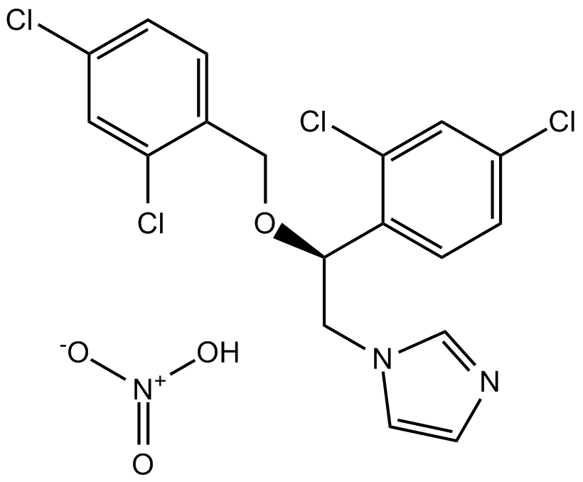 Miconazole Nitrate Chemical Structure