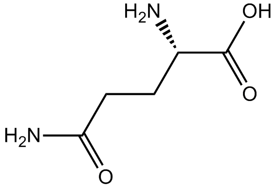 L-Glutamine Chemical Structure