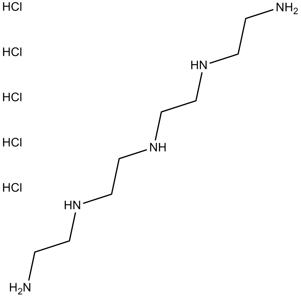 Tetraethylenepentamine 5HCl Chemical Structure