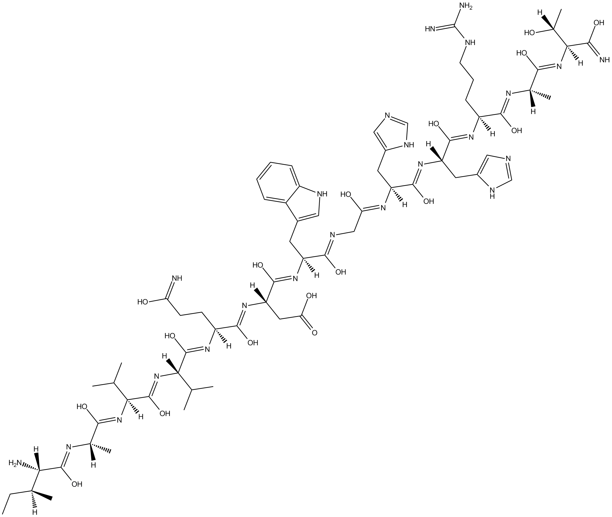 Compstatin control peptide Chemical Structure