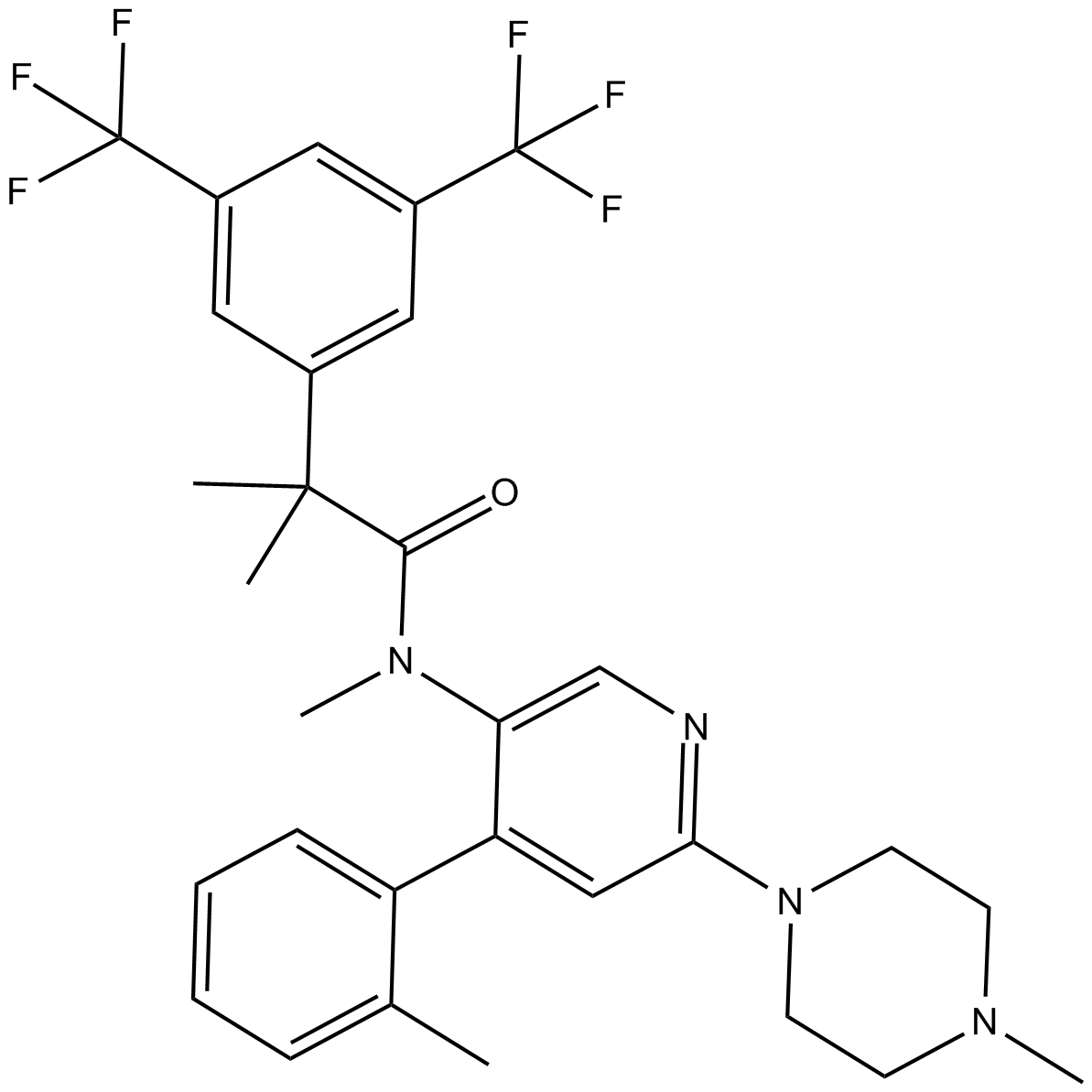 Netupitant Chemical Structure