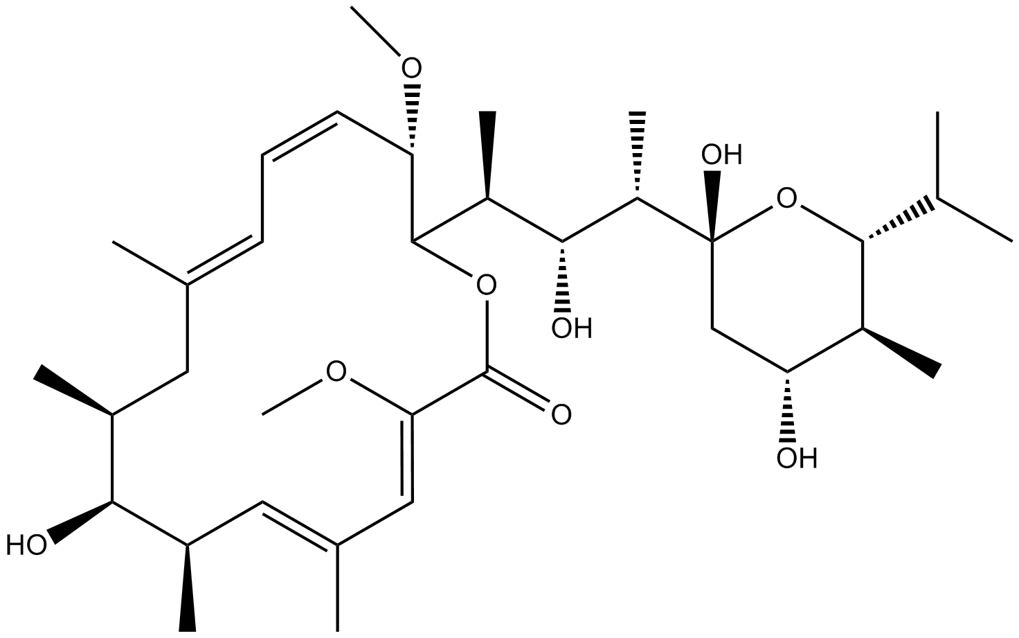Bafilomycin A1 Chemical Structure