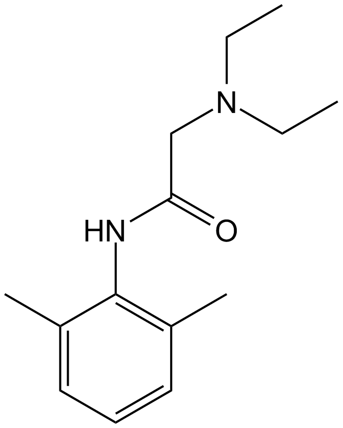 Lidocaine Chemical Structure