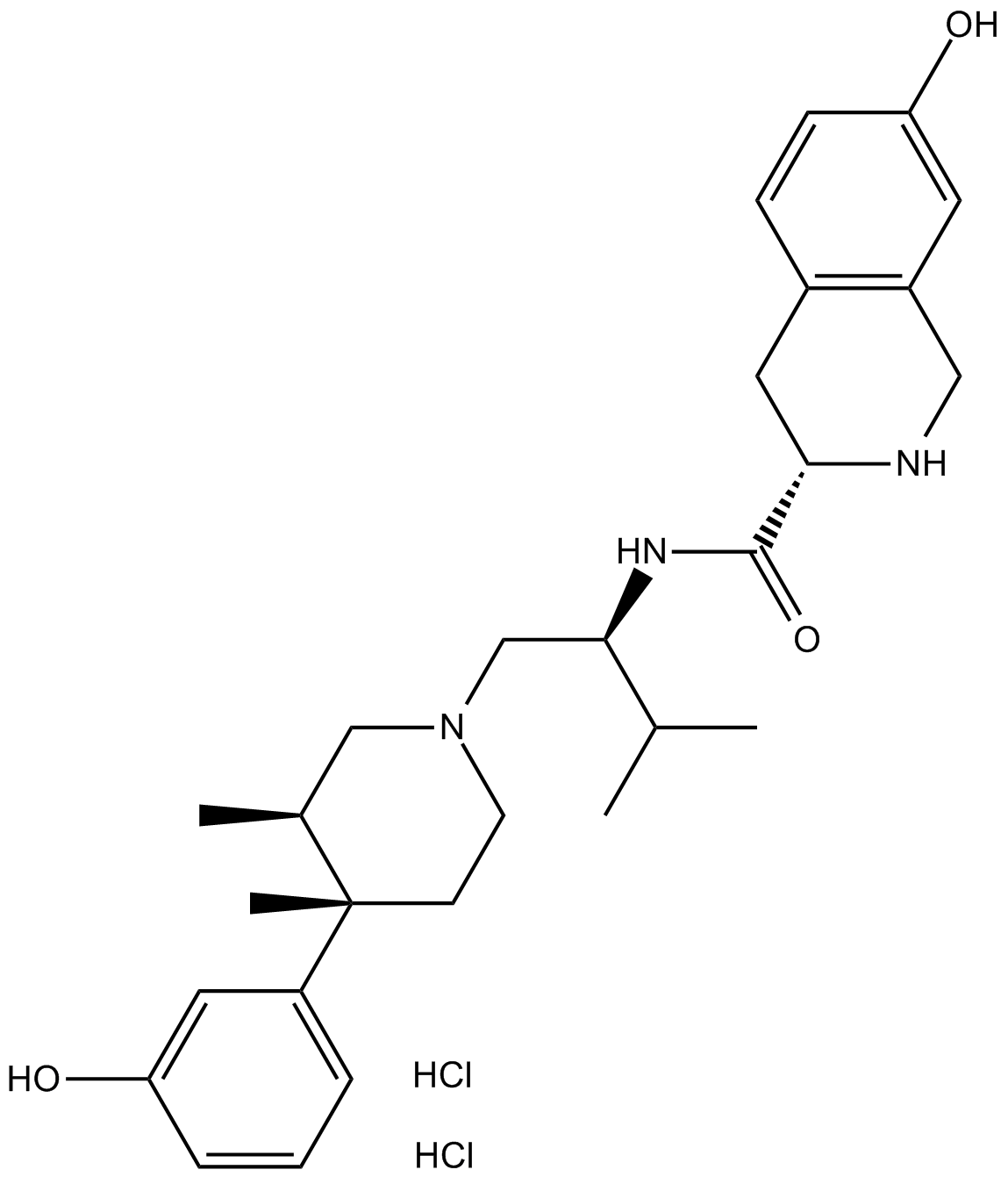 JDTic 2HCl Chemical Structure