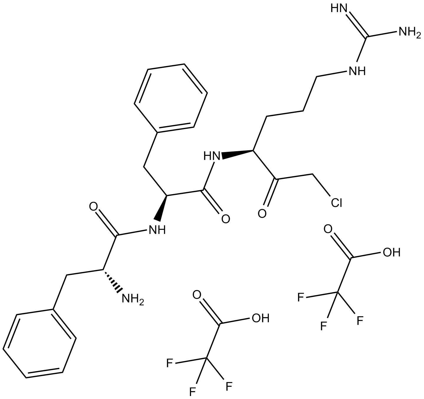 PPACKII (trifluoroacetate salt) Chemical Structure