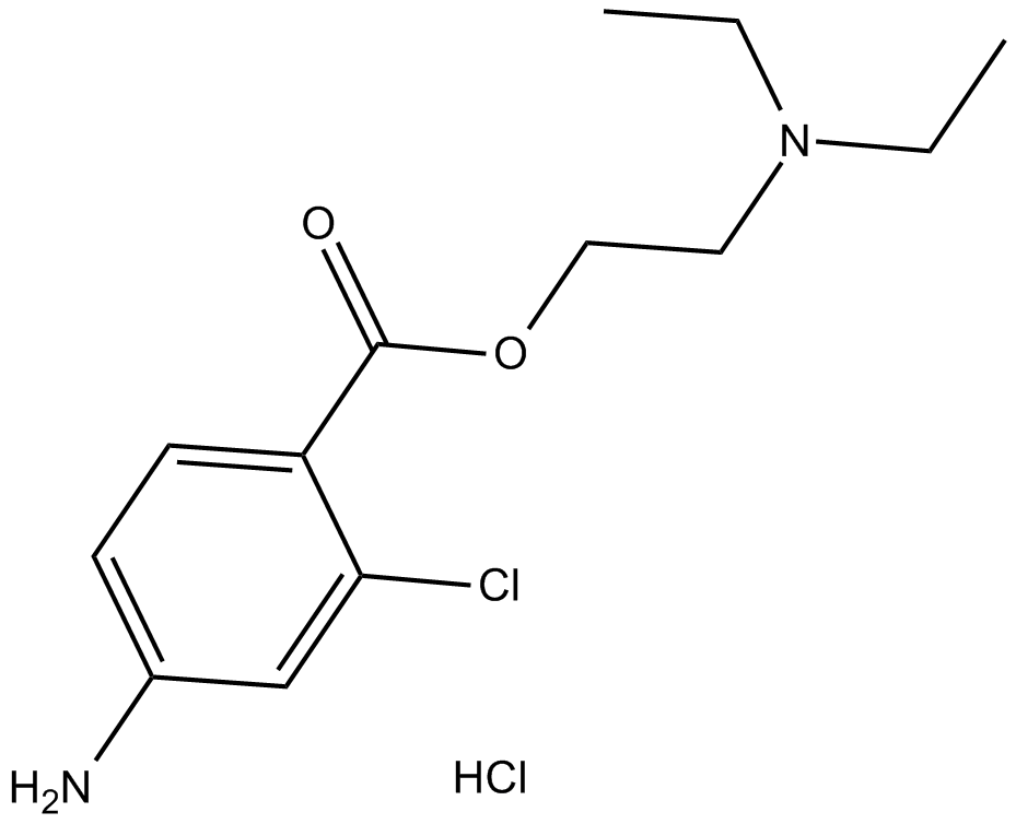 Chloroprocaine HCl Chemical Structure