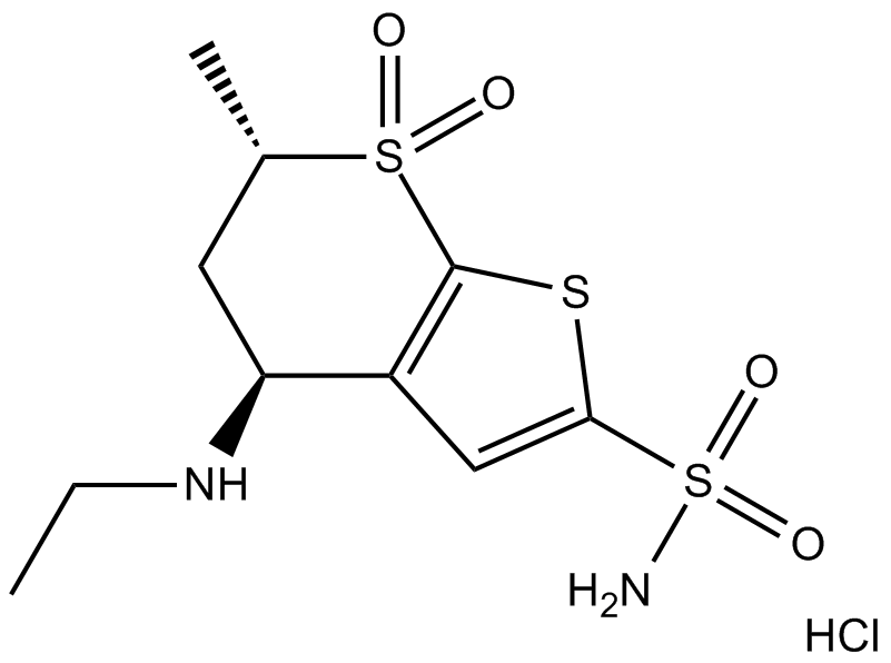 Dorzolamide HCl Chemical Structure