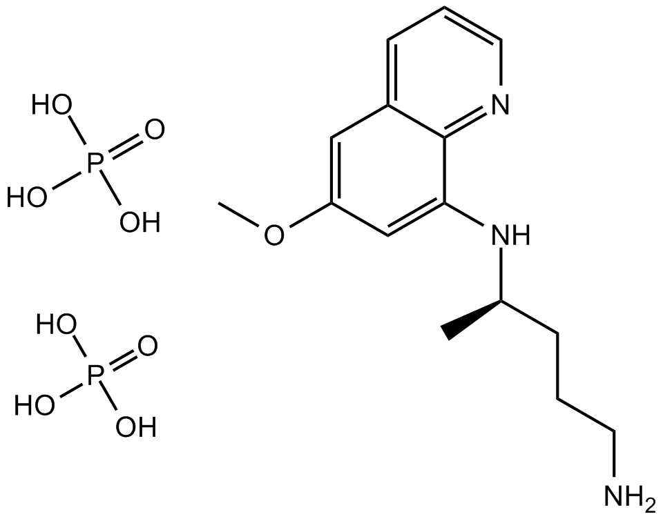 Primaquine Diphosphate Chemical Structure