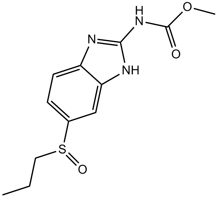 Albendazole Oxide Chemical Structure