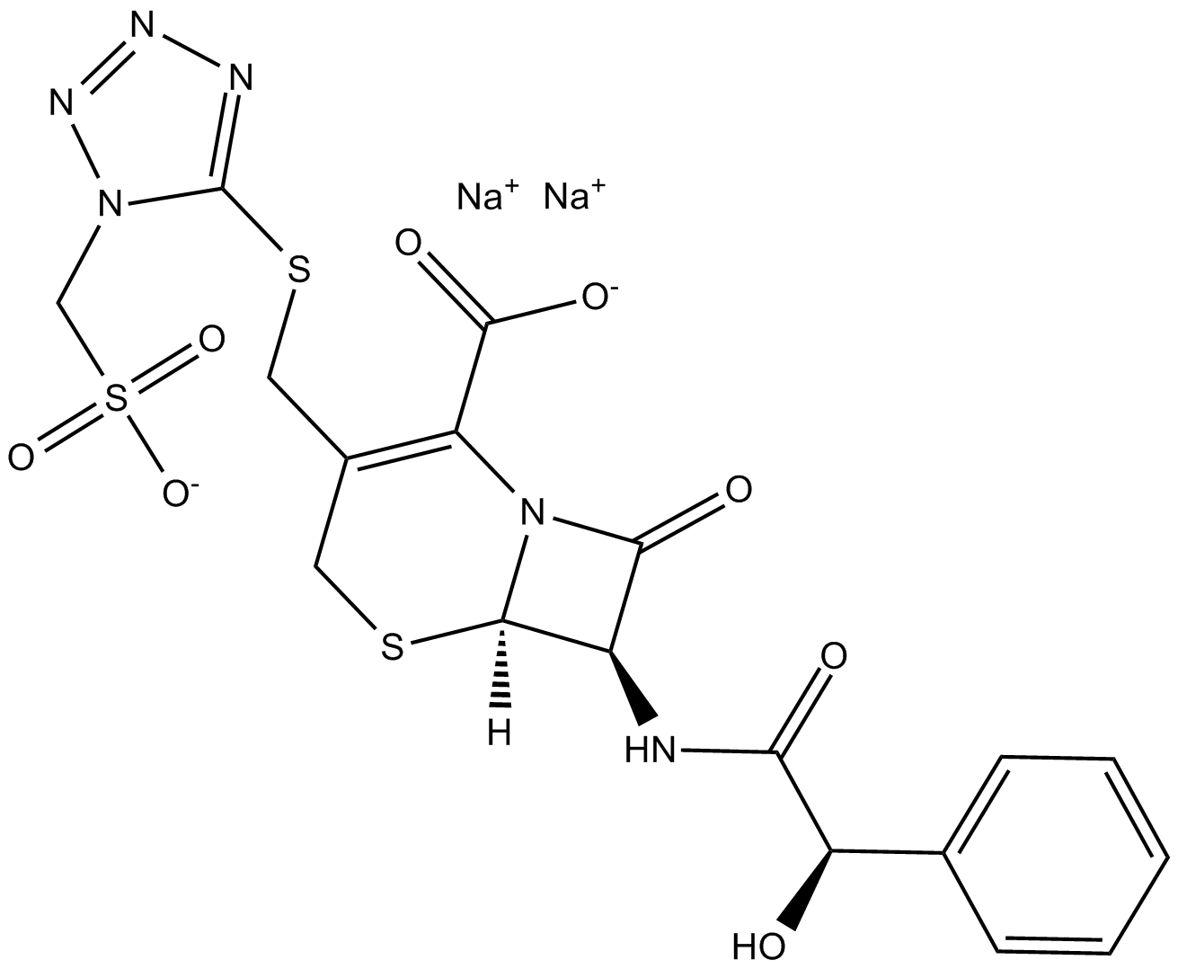 Cefonicid (sodium salt) Chemical Structure