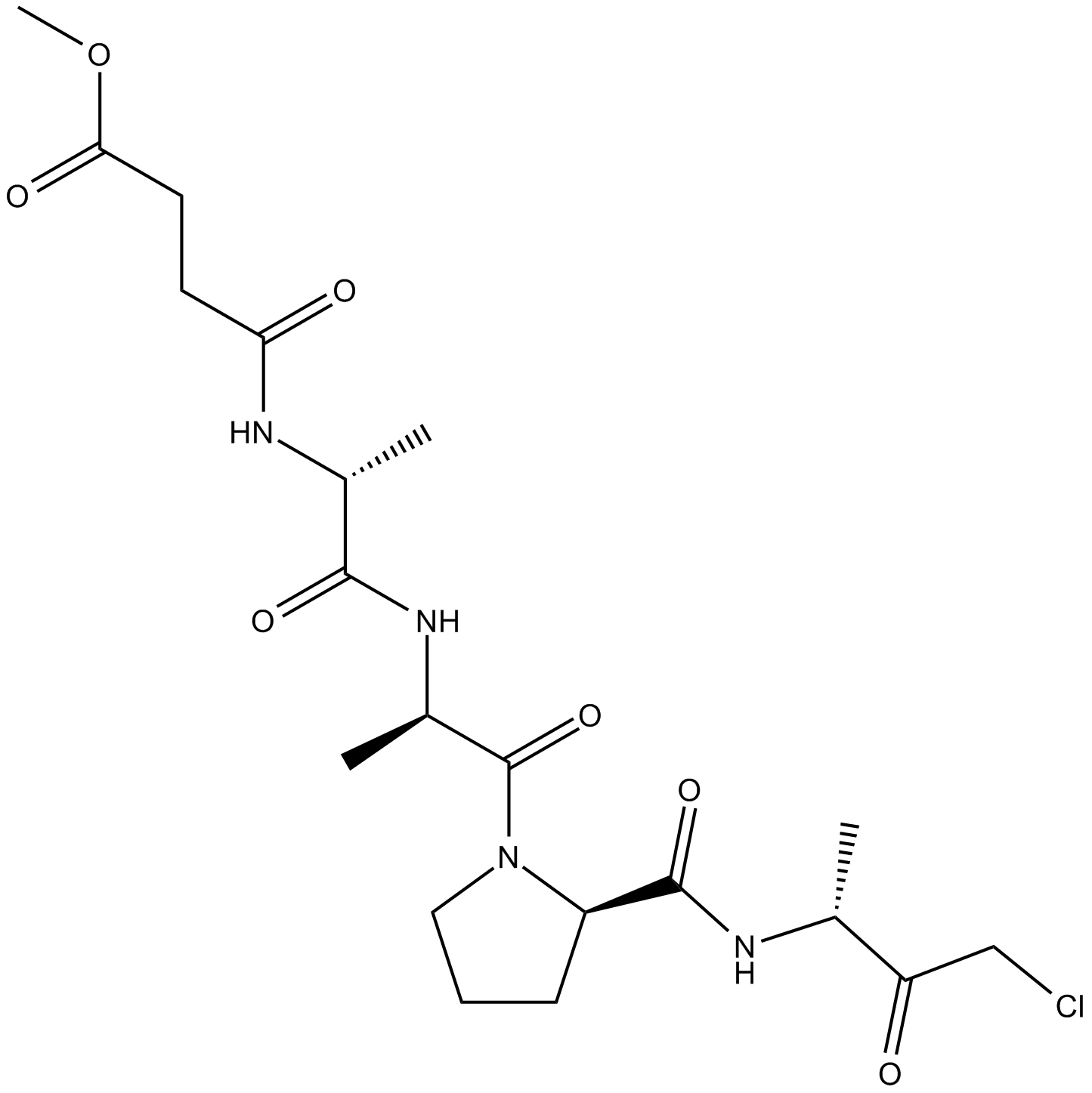 Elastase Inhibitor Chemical Structure
