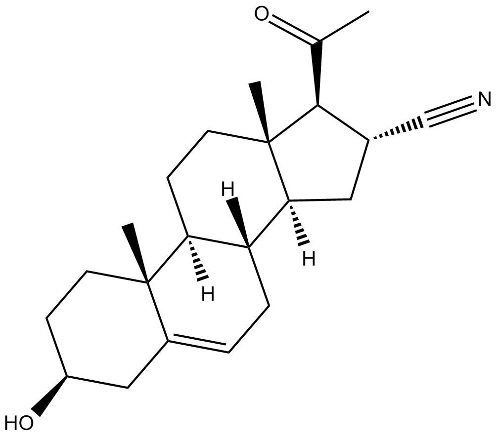 Pregnenolone Carbonitrile Chemical Structure