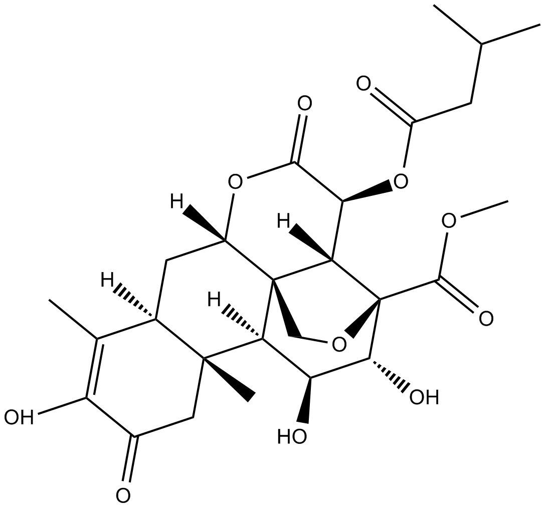 Bruceine A Chemical Structure