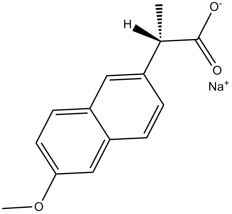 Naproxen Sodium Chemical Structure