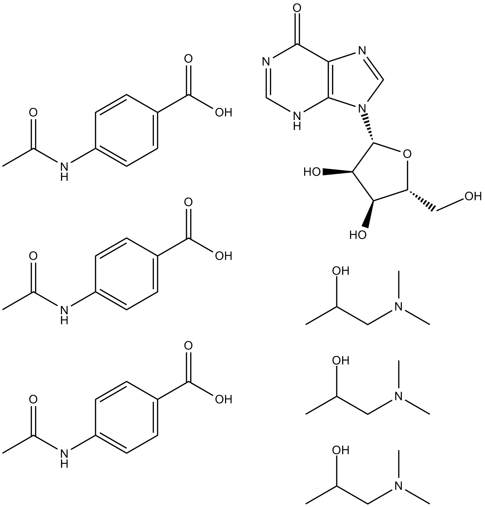Isoprinosine Chemical Structure