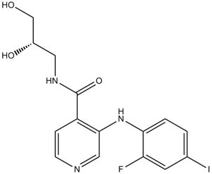Pimasertib (AS-703026) Chemical Structure