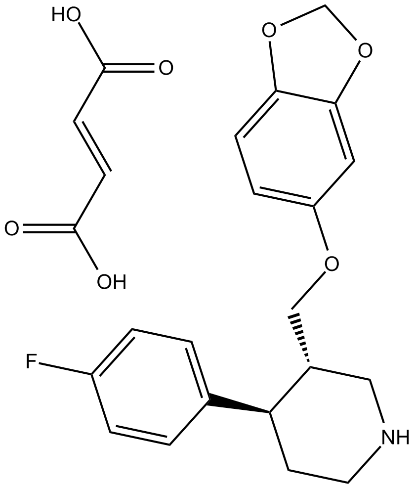 Paroxetine maleate Chemical Structure