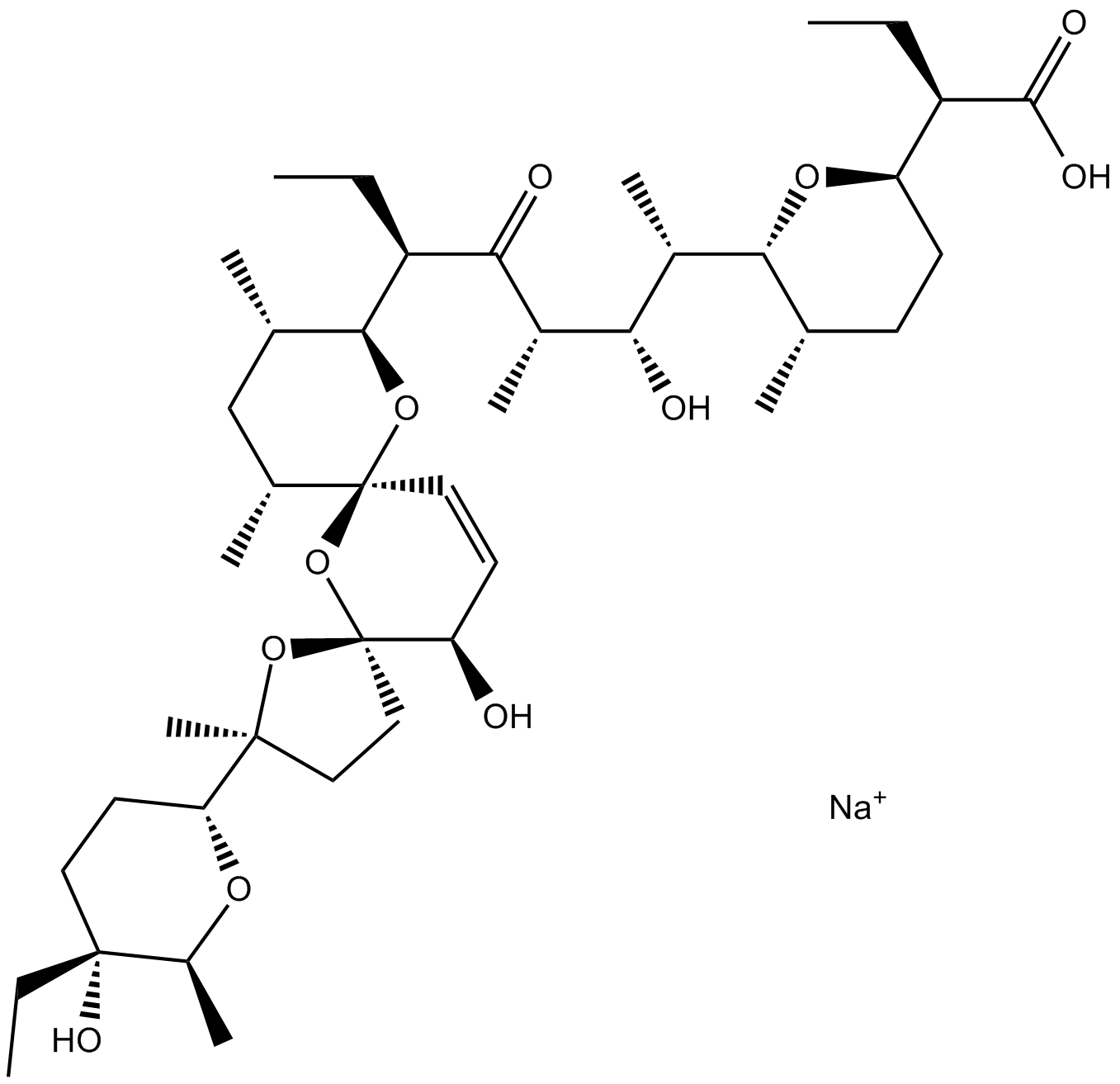 Salinomycin sodium salt Chemical Structure