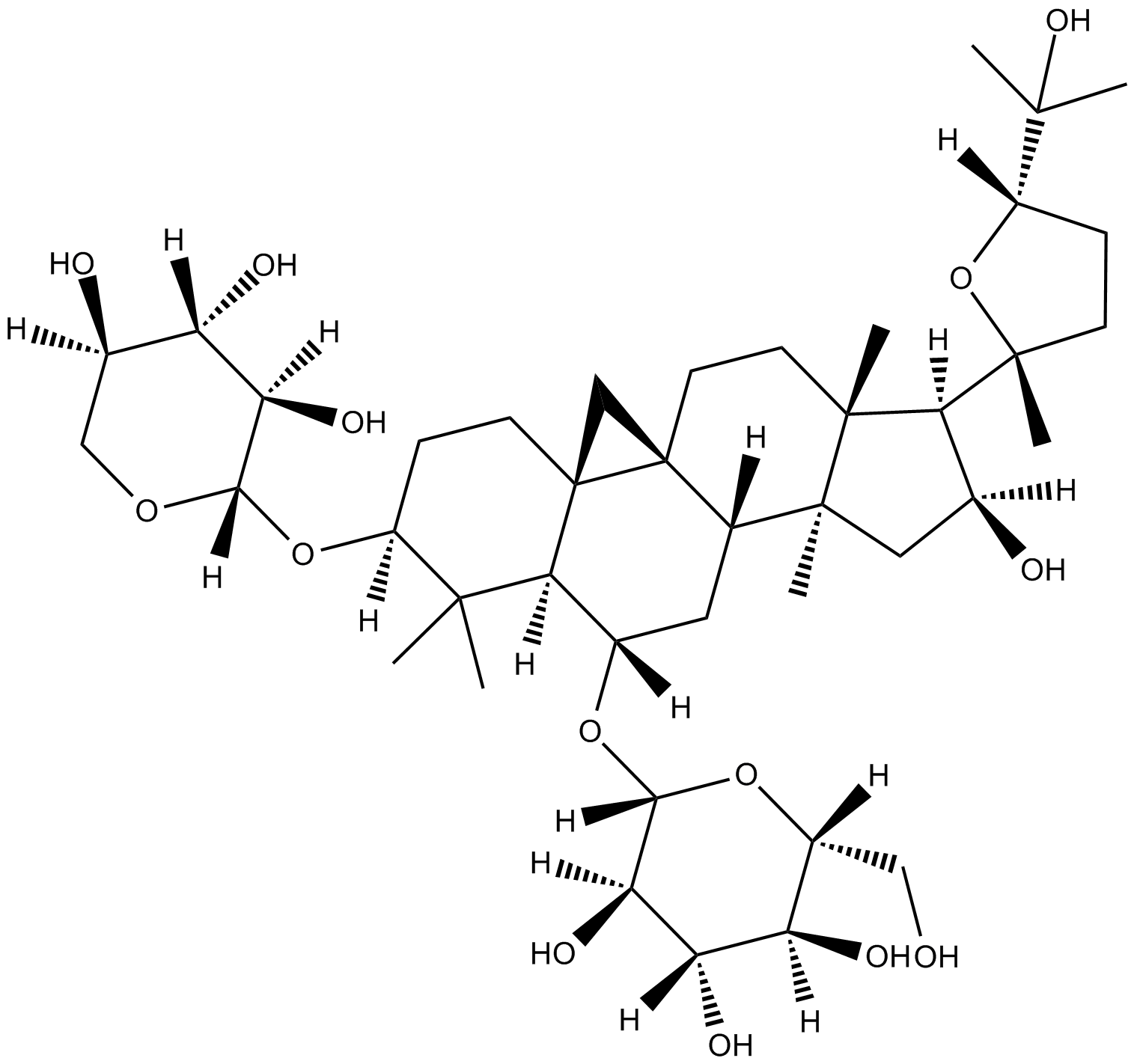 Astragaloside A Chemical Structure