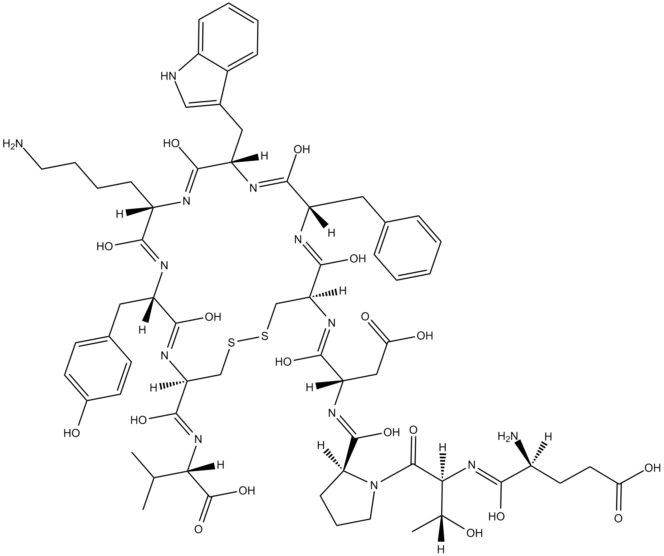 Urotensin II (human) Chemical Structure