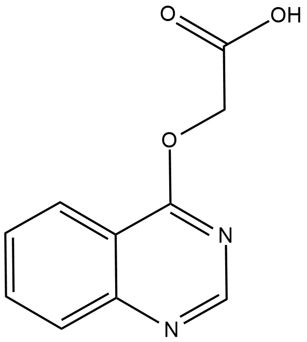 (QUINAZOLIN-4-YLOXY)-ACETIC ACID Chemical Structure