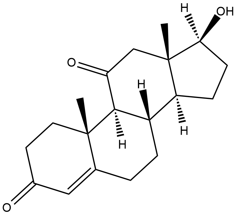 11-keto Testosterone Chemical Structure