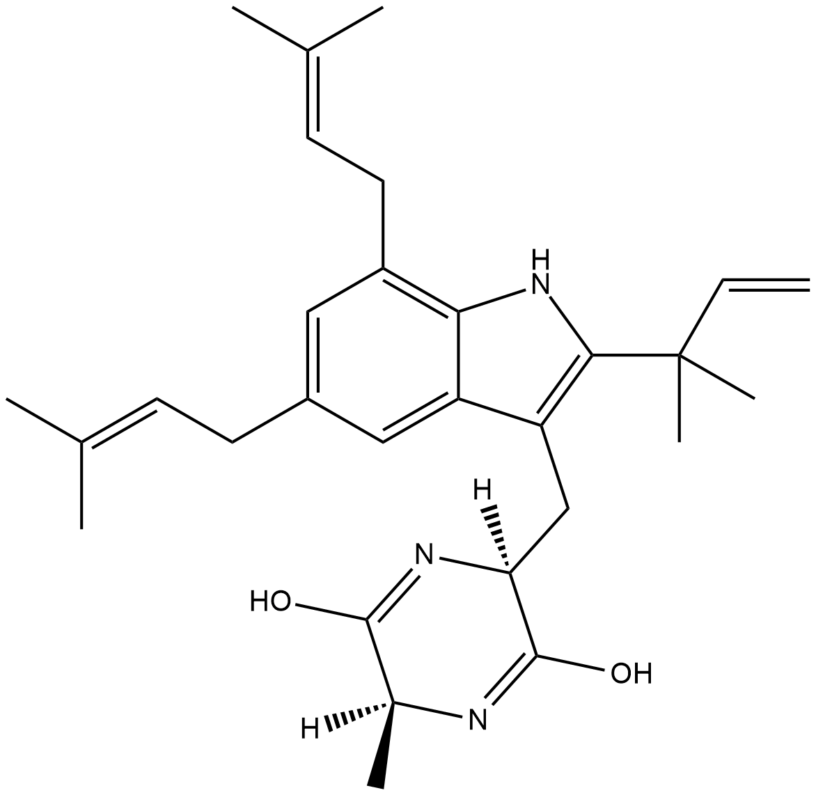 Echinulin Chemical Structure